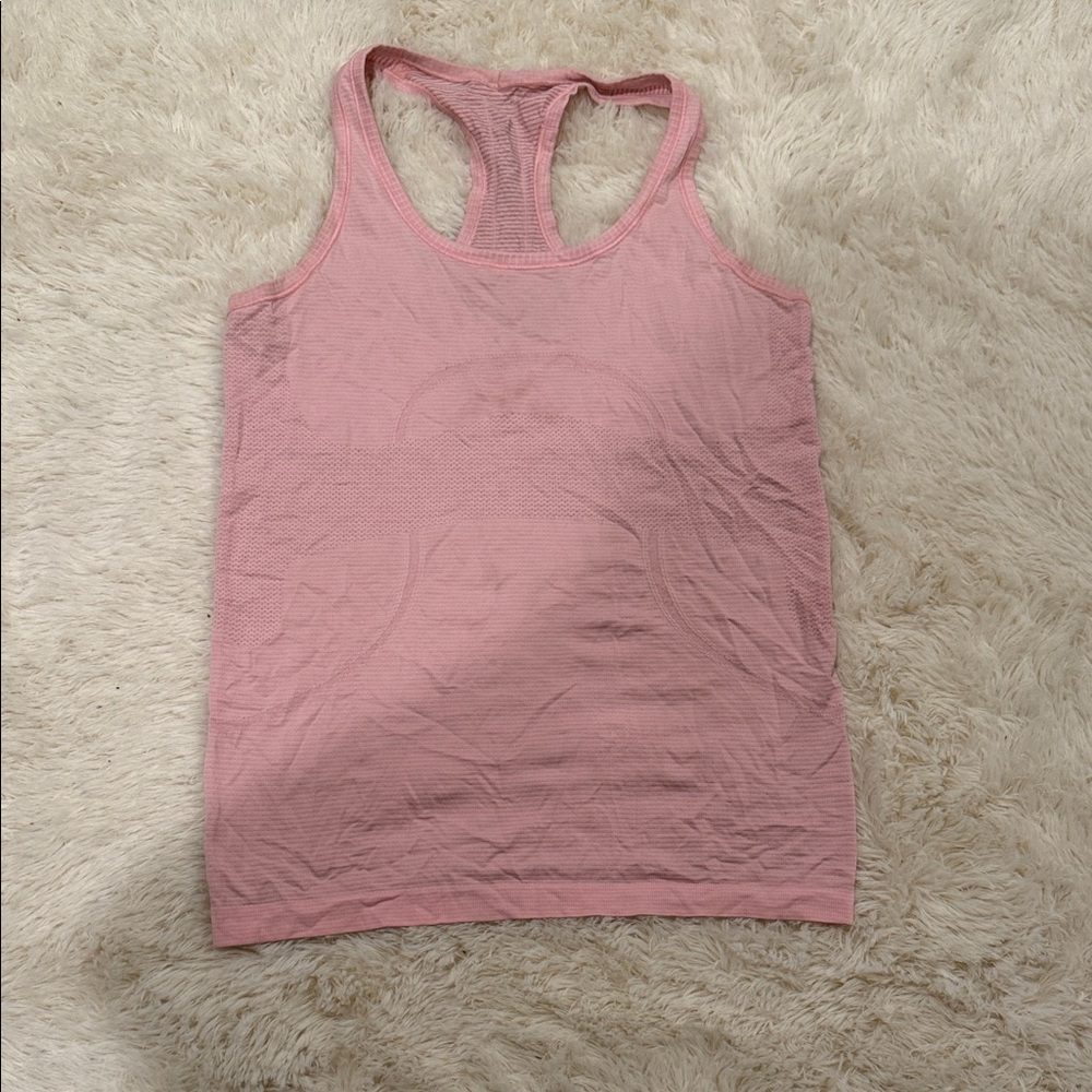 lululemon athletica Light Pink Tank Top